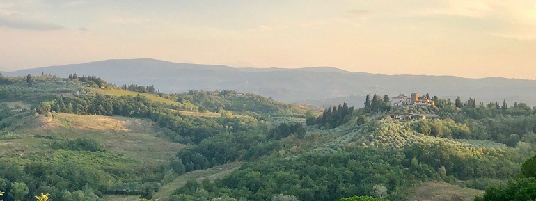 foto: Vakantie in Chianti heuvels midden toscane