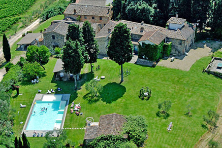 foto: luxe authentiek agriturismo bij Florence