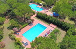 vakantiepark aan Toscane kust bij Cecina