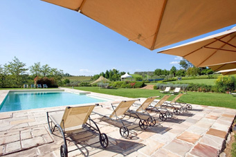 luxe wijn vakantie agriturismo bij San Gimignano