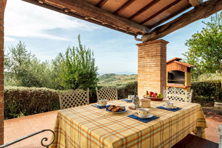 Foto: Toscaanse 4persoons vakantiewoning Cortile bij grosseto