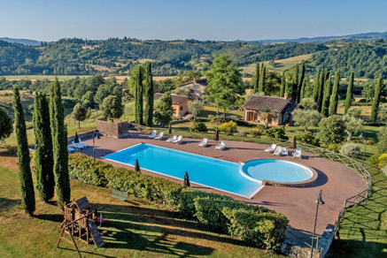 Authentiek agriturismo met restaurant onder Trasimeno Meer