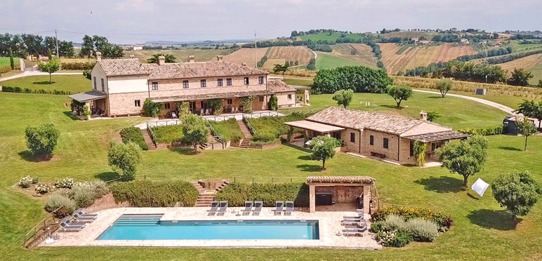 foto: luxe agriturismo in Marche dichtbij strand en monte sibillini