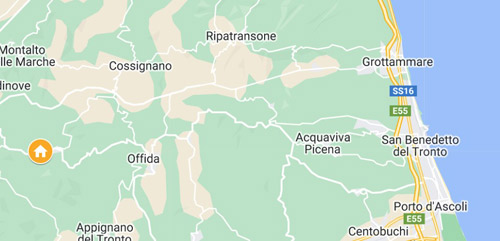 kleinschalig agriturismo in de Marche natuur half uur van Grottammare strand